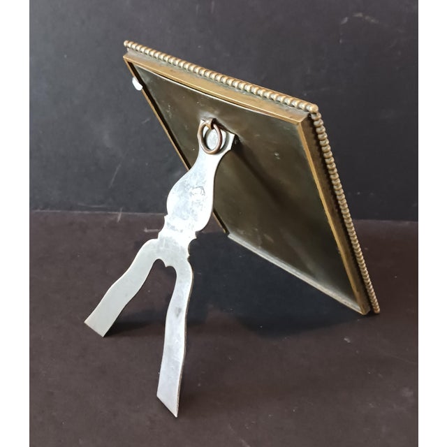 After Fragonard's "L'Etude" Miniature Watercolor Signed Rannier For Sale - Image 4 of 4