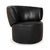 Set of Model 684 Lounge Chair and Ottoman in Black Leather from Rolf Benz For Sale - Image 5 of 17
