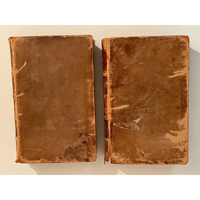 Offering a set of 2 antique 1840 Sheepskin Leatherbound Books. Lectures On Theology by Rev. John Dick. Published in...