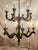 Gothic Paul Ferrante Style - Large French Provincial Two Tier 12 Light Wooden Chandelier For Sale - Image 3 of 8