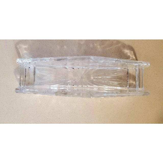 Early 20th Century Cut Crystal Napkin Holder Chairish