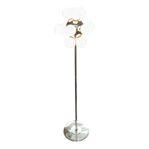 Vintage Chrome Sputnik Style Floor Lamp With 12 Bulbs