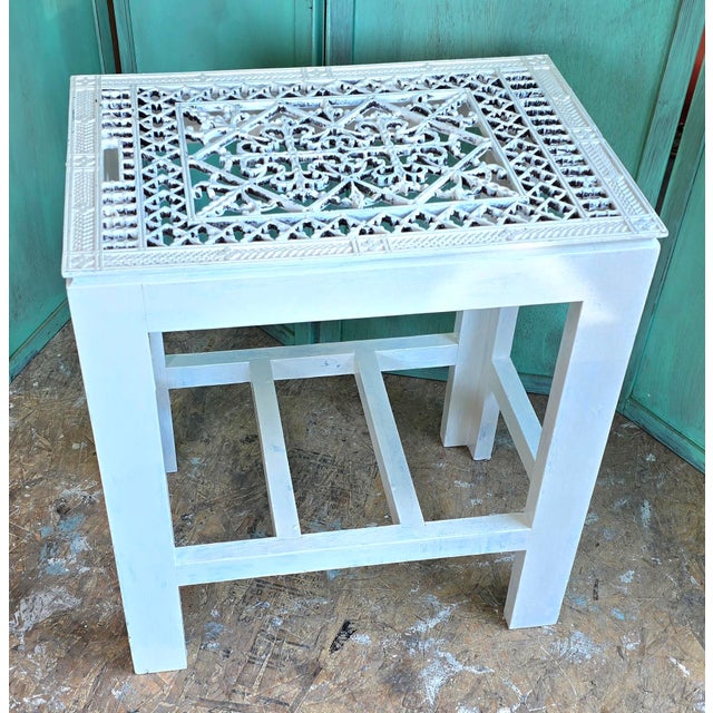 Late 19th Century Late 19th Century Victorian Cast Iron Floor Grate End Table For Sale - Image 5 of 12
