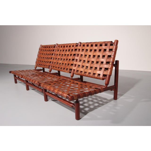 Ilmari Tapiovaara Three-Seater Sofa by Ilmari Tapiovaara for Paolo Arnaboldi, Italy, 1957 For Sale - Image 4 of 14