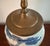 Blue and White Antique Chinese Porcelain Vase Made to Lamp For Sale - Image 9 of 12