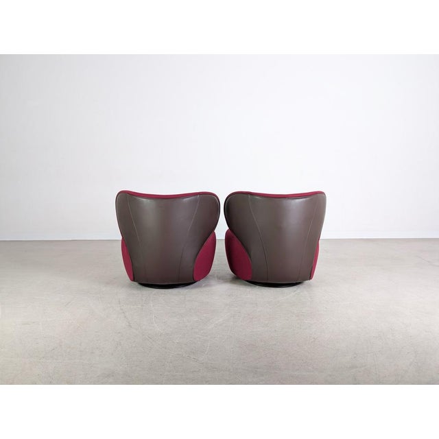 Armchair with Lilac Upholstery by Eoos for Walter Knoll For Sale - Image 6 of 11