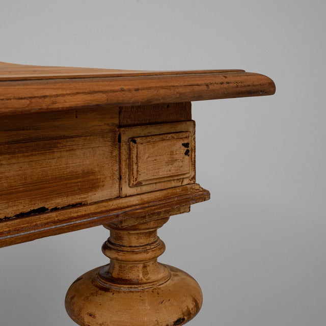 19th Century French Wooden Drapers Table For Sale - Image 11 of 18
