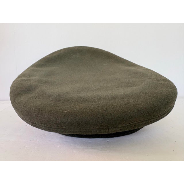 Vintage WWII–Korean War Era u.s. Army Officer Visor Cap by Bancroft (Imported Fur Felt) For Sale - Image 4 of 12