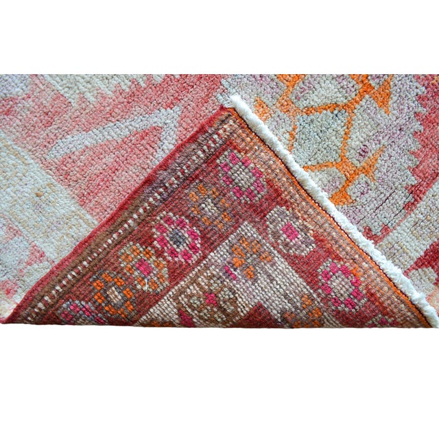 Turkish Hand-Knotted Runner Rug Hallway Decor For Sale - Image 13 of 14