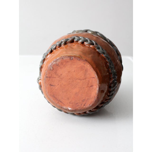Ceramic Vintage Studio Pottery Vase For Sale - Image 7 of 10