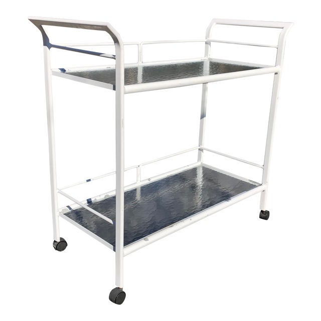 Brown Jordan Style Patio Server Bar Cart Chairish