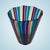 A Murano glass vase designed by Gio Ponti for Venini, made between the 1950s and 1960s. The piece is characterized by its...