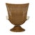 Healdsburg Swivel Chair in Natural Wicker Rattan For Sale In Cincinnati - Image 6 of 9