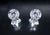 Crystal Table Candlesticks by Le Perle for C&F, Set of 2 For Sale - Image 4 of 14