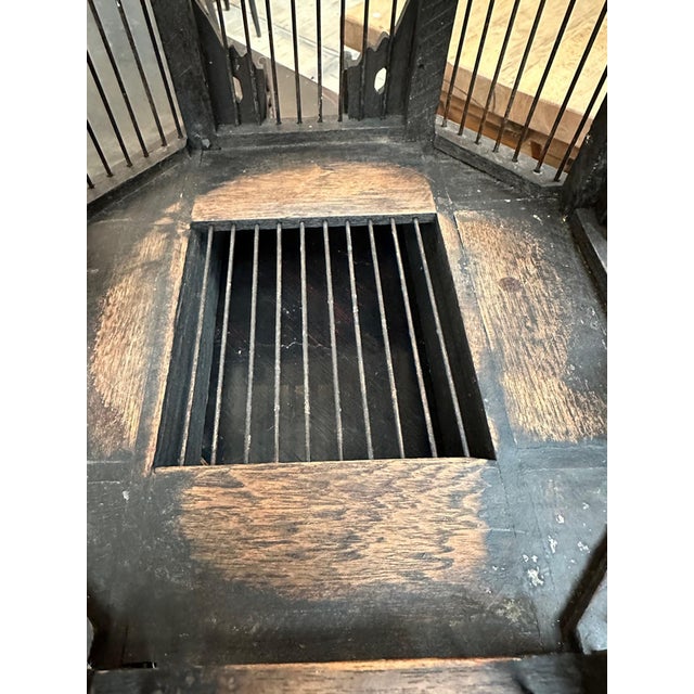 Handcrafted Teak Cage, 1970s For Sale - Image 13 of 15