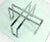 Mid 20th Century Vintage Chrome Base and Square Glass-Top Coffee Table For Sale - Image 6 of 11