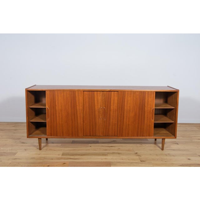 Mid-Century Teak Sideboard by Borge Seindal for Westergaard Mobbel Forgip, 1960s For Sale - Image 10 of 18