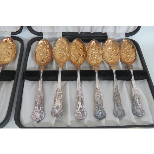 William Adams Sheffield England 12pc Boxed Set Spoons Epns A1 Silver Plate 4962b For Sale - Image 18 of 18