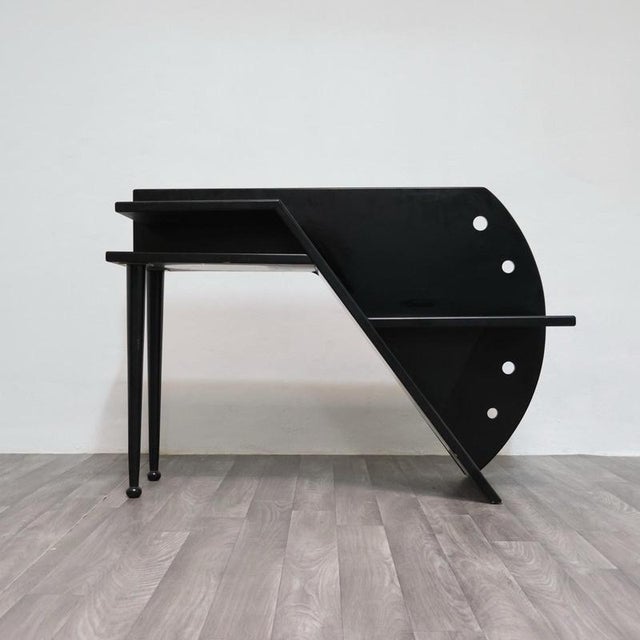 Postmodern Postmodern Bench with Coffee Table and Magazine Rack attributed to Paolo Pallucco, 1980s For Sale - Image 3 of 12