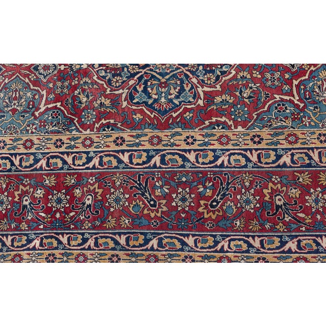 1930s Persian Kirman Rug For Sale - Image 5 of 10