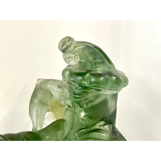 Italian 1980s Scavo Glass Jester Figure For Sale - Image 3 of 11