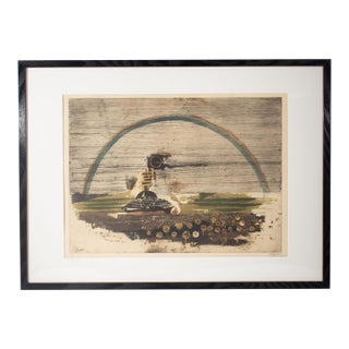 Etching Aquatint Print by Johnny Friedlaender For Sale