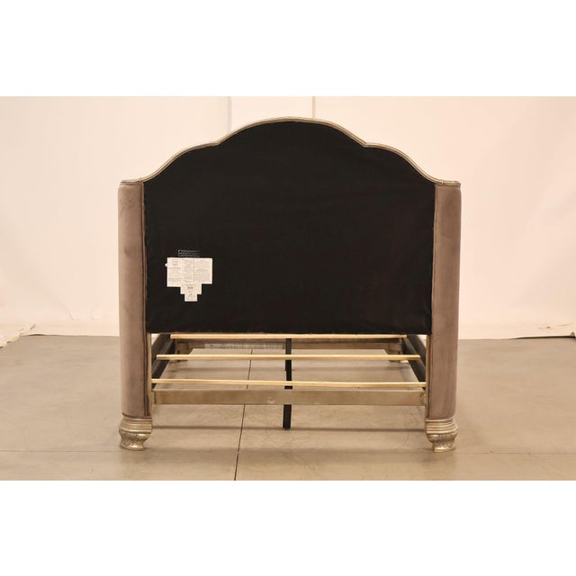 Elegant Queen Bed Featuring a Deep Tufted Upholstered Head and Footboard For Sale - Image 18 of 18