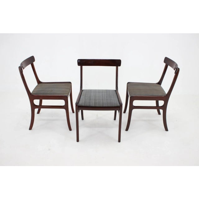 Ole Wanscher Rungstedlund Chairs in Mahogany by Ole Wanscher, 1950s, Denmark, Set of 5 For Sale - Image 4 of 12