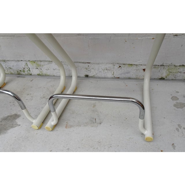 Gray Space Age Stackable Stools by Borge Lindau & Bo Lindekrantz for Lammhults, 1970s, Set of 2 For Sale - Image 8 of 17