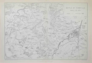 Battle of Vionville Lithograph by R. Walker, 1872
