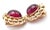 Tiffany & Co 18k Yellow Gold Large Pink Tourmaline Earrings Details: Metal: 18k yellow gold Size Earrings: 23mm x20mm...