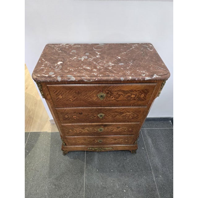 Louis XV Style Marquetry Chiffonier For Sale - Image 14 of 18