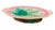 Antique Victorian Majolica Oval Pedestal Dish With Botanical & Greek Key Motif For Sale In West Palm - Image 6 of 12