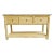 Simple 3 Drawer Farm Console Table For Sale
