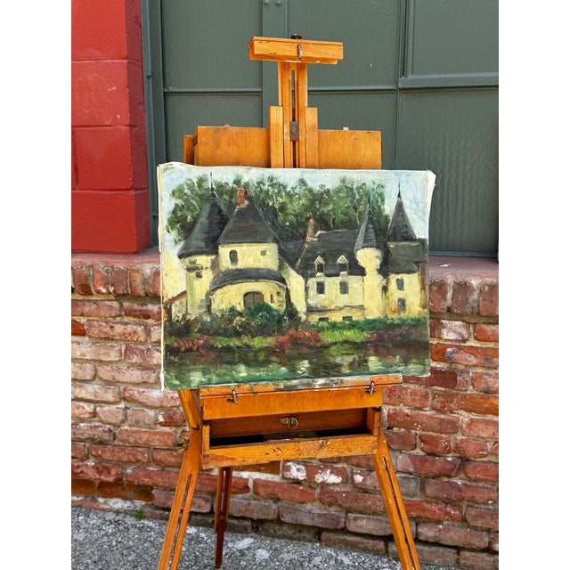 1970 Plein Air Oil Painting For Sale - Image 4 of 9