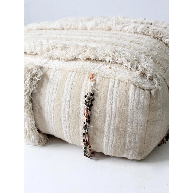 Vintage Moroccan Style Floor Pillow For Sale - Image 11 of 13