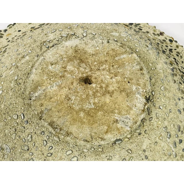 Vintage Pebble Stone & Concrete Planters, a Pair For Sale - Image 12 of 13