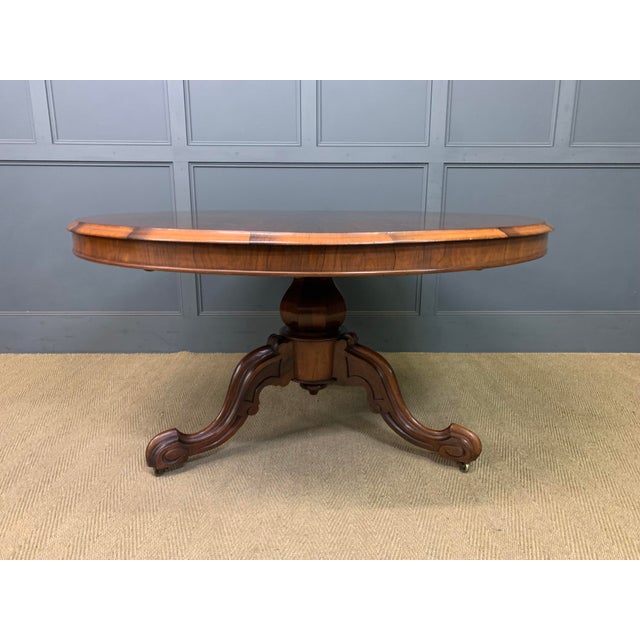 Victorian Rosewood Loo Table, 1870 For Sale - Image 11 of 18