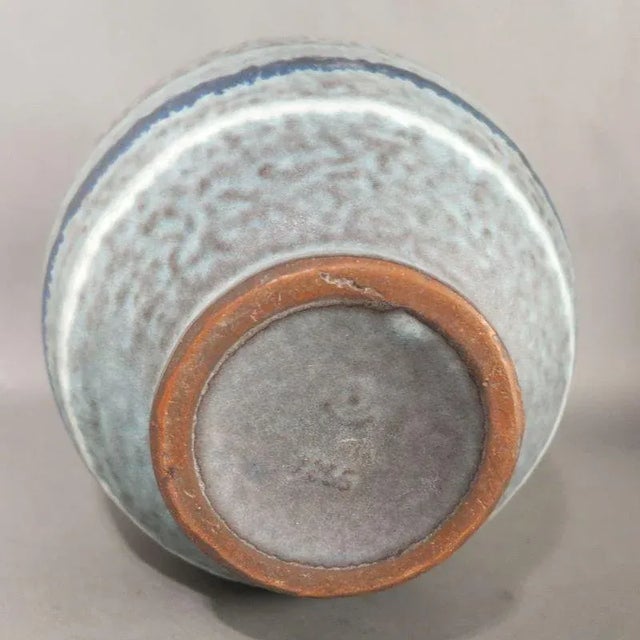 Ceramic Handle Vase by Fridegart Glatzle for Karlsruher Majolika, 1965, in Very Good conditions. Designed 1960 to 1969...