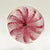 Paul Ysart Poinsettia on a Pink & White Latticino Ground Glass Paperweight For Sale - Image 9 of 10