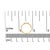 10K Yellow Gold 1/10 Cttw Diamond 5 Stone Braided Shank Band Ring (I-J Color, I2-I3 Clarity)- Ring - Size 7 For Sale In New York - Image 6 of 6
