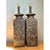 Vintage Abstract Carved Ceramic Lamps - A Pair For Sale - Image 9 of 13