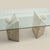 1980s Postmodern Mactan Stone & Glass Dining Table – Vintage Kitchen, 1980s For Sale - Image 5 of 6