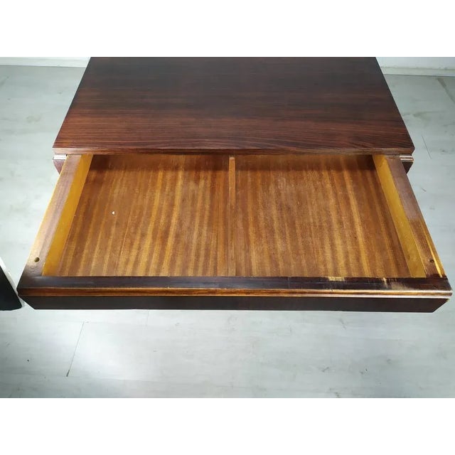 Art Deco Walnut Cradle Table For Sale - Image 11 of 18