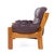 Ekornes ASA Ekornes Mid Century Danish Teak Leather Loveseat For Sale - Image 4 of 9