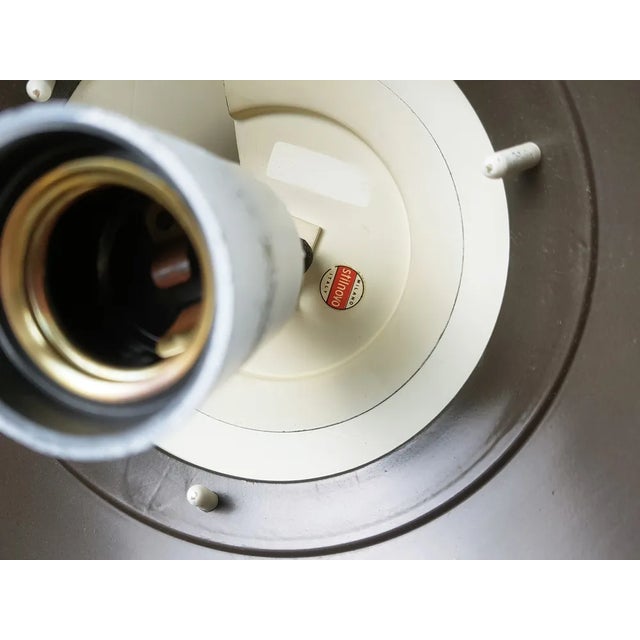 Metal Italian Brown Metal, Copper and Glass Pendant Lamp by Bruno Gatta for Stilnovo, 1960s For Sale - Image 7 of 13