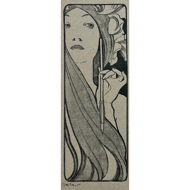 Alphonse Mucha, Cover for l'Estampe Moderne, 1898 For Sale - Image 3 of 9