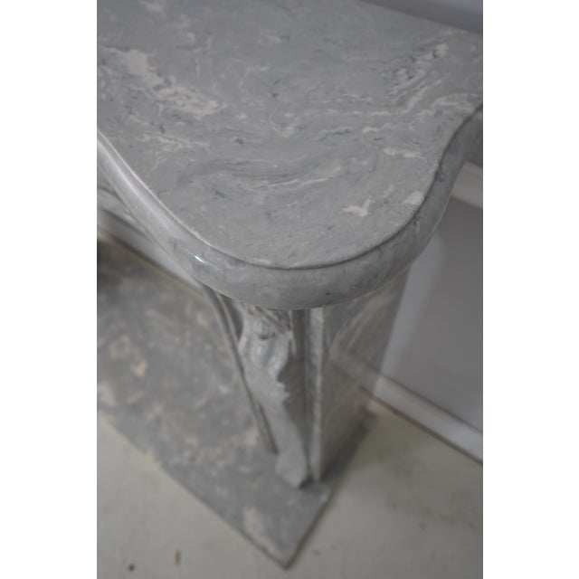 Italian Marble Fireplace Surround For Sale - Image 4 of 14