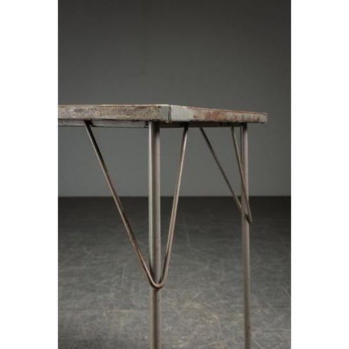 Wood Modernist Table by Wim Rietveld for Gispen For Sale - Image 7 of 15