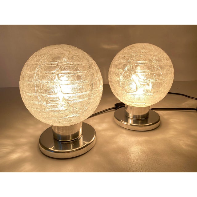 Vintage Space Age Table Lamps from Doria, 1970s, Set of 2 For Sale - Image 9 of 18